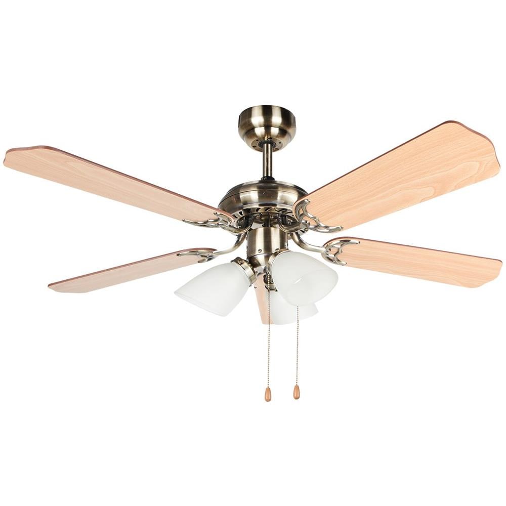 CT 23105 Ventilatore da Soffitto 5 Pale Potenza 55 W Colore Oro - Foto 1