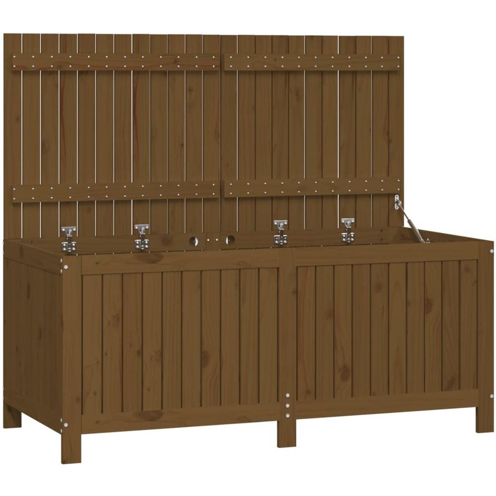 Contenitore Da Giardino Miele 147x68x64 Cm Legno Massello Pino - Foto 1