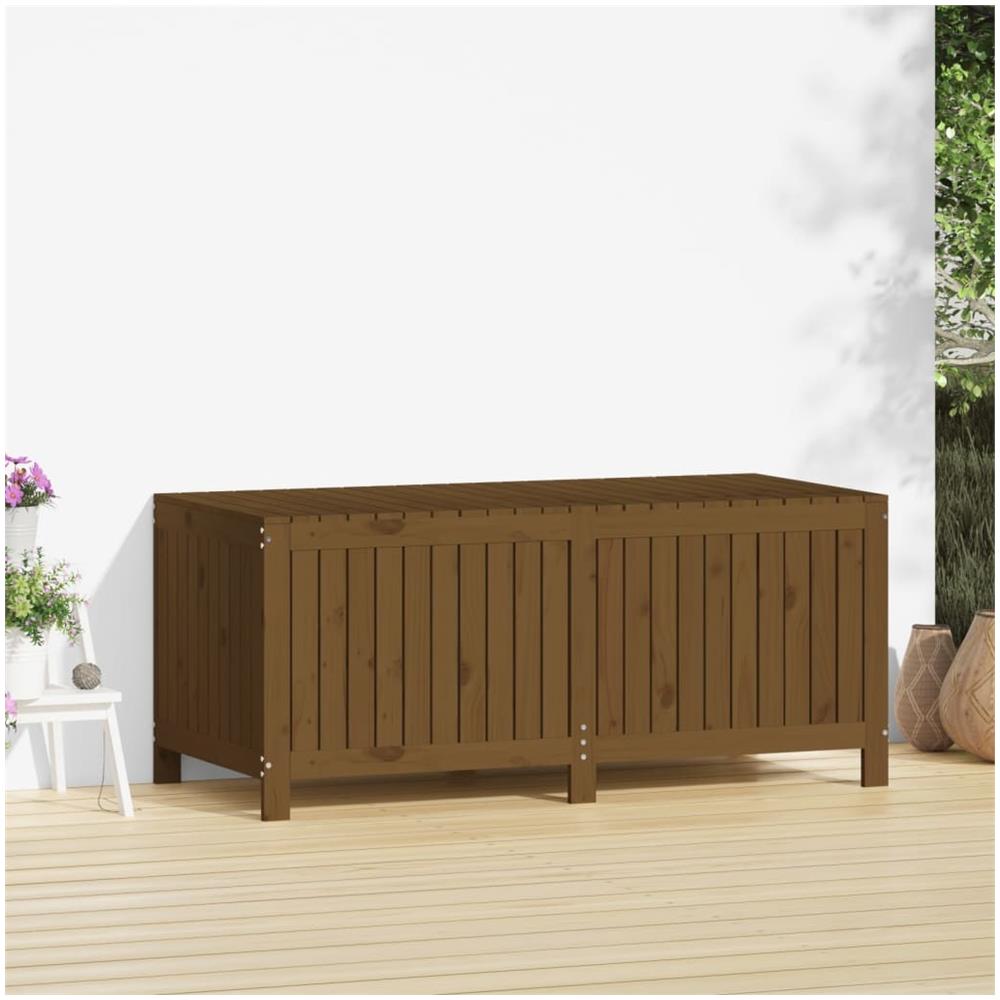 Contenitore Da Giardino Miele 147x68x64 Cm Legno Massello Pino - Foto 2