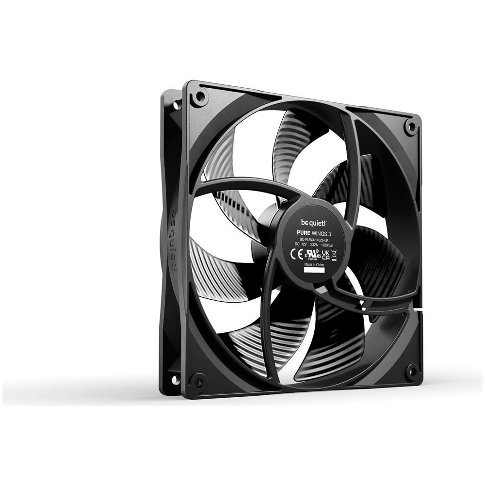 Pure Wings 3 140mm Case per computer Ventilatore 14 cm Nero 1 pz - Foto 2