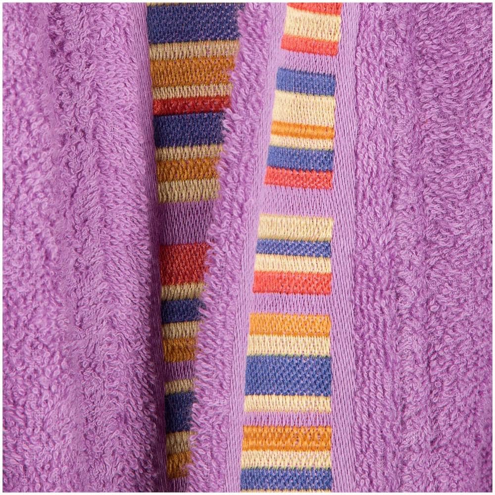 Accappatoio Con Cappuccio Spugnissima Yupi Junior In Cotone Colore Viola Misura 10-12 Anni - Foto 1