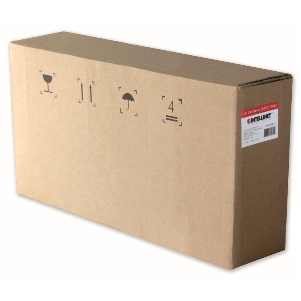 I-CASE TRAY-4 - Mensola per Rack 19'' 250 mm 2U Grigia 2 punti - Foto 2