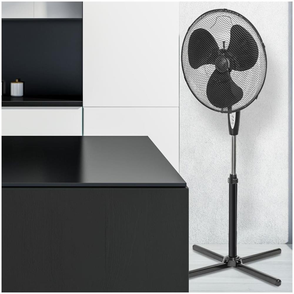 Ventilatore a Piantana ASV45ZR Diametro 45 cm Colore Nero  - Foto 4