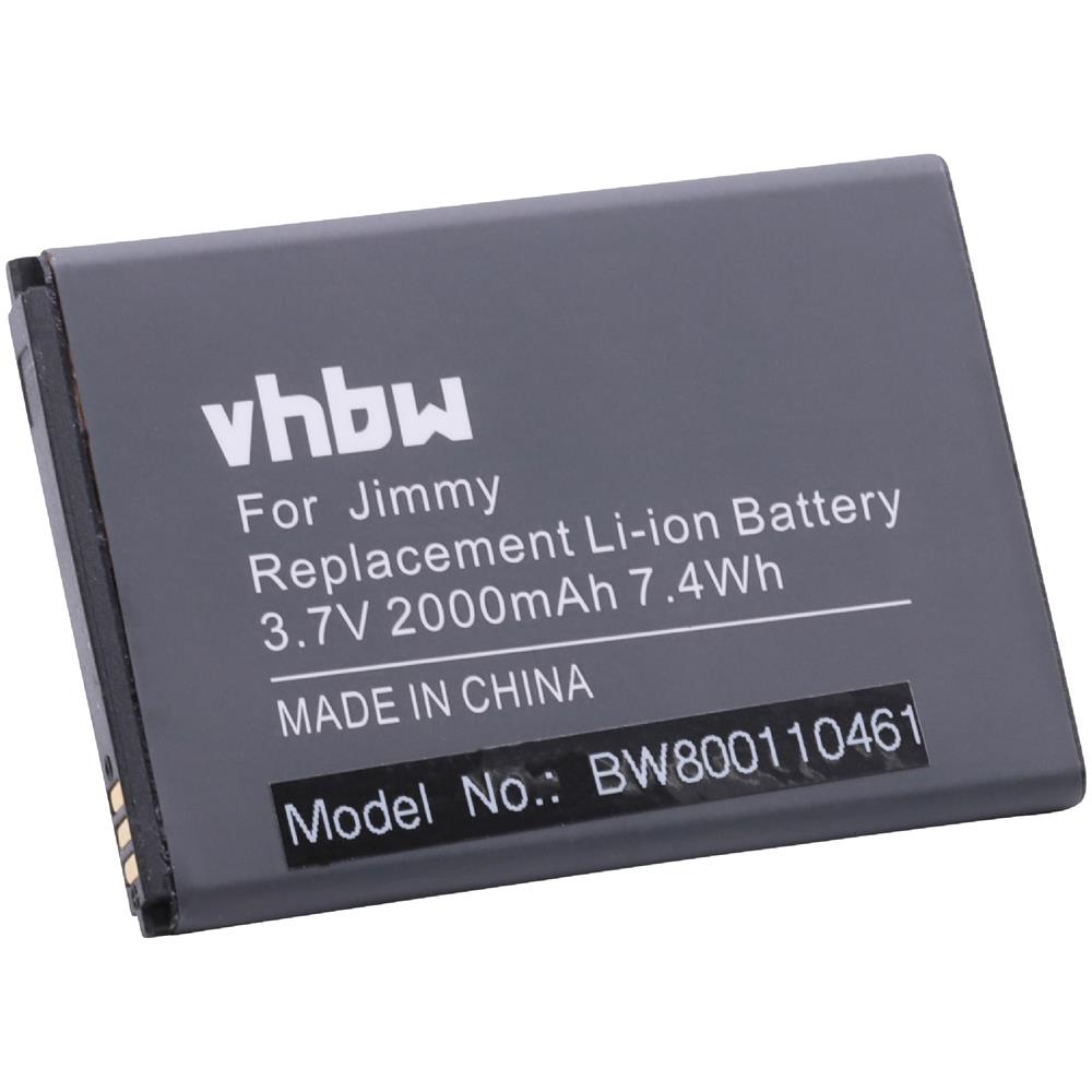Li-ion Batteria 1700mah (3.7v) Per Cellulari E Smartphone Wiko Jimmy Sostituisce S4300ae. - Foto 2