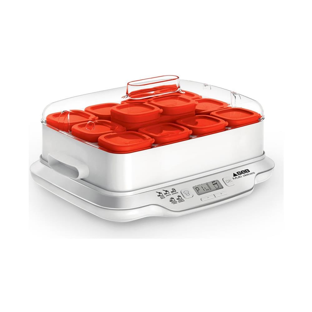 Yogurt Multi Delices espresso Red 600w 12 Pots Yg661500 - Foto 1