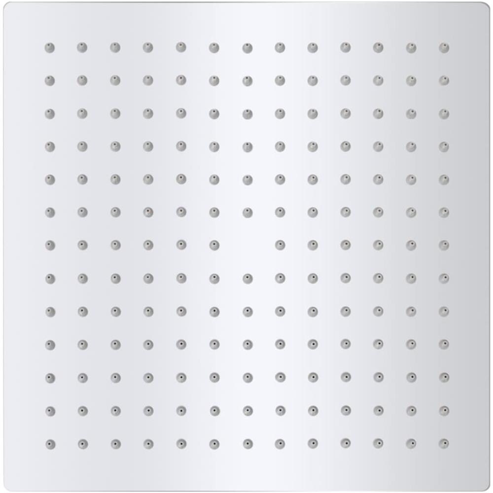 Soffione Per Doccia A Pioggia 2pz Acciaio Inossidabile 25x25 Cm - Foto 2