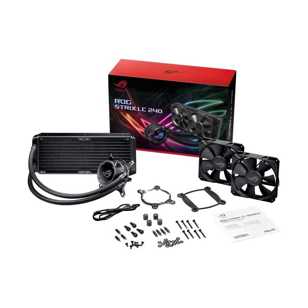 Dissipatore CPU a Liquido ROG Strix LC 120 per Socket AMD: AM4 / TR4 e Socket Intel: LGA1150 / LGA1151 / LGA1155 / LGA1156 / LGA1366 / LGA2011 / LGA2011-V3 / LGA2066 - Foto 7