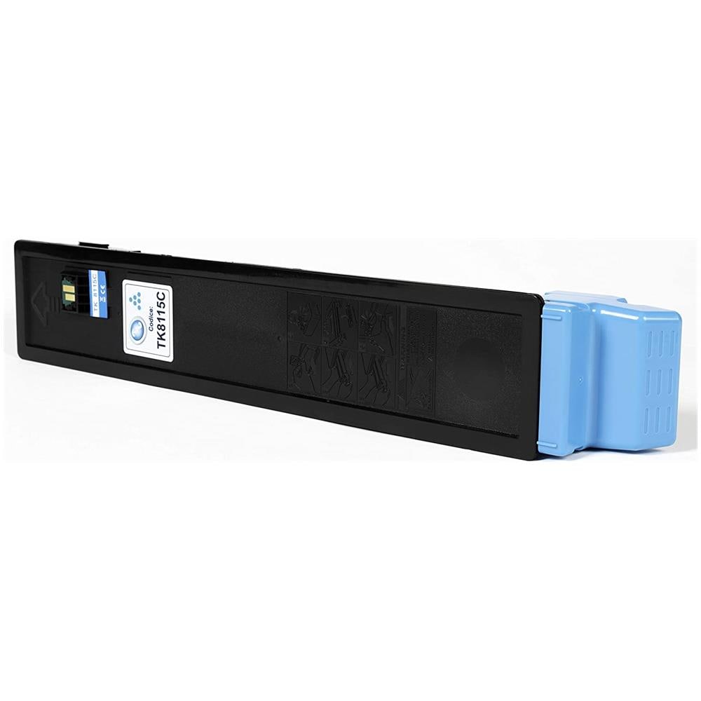 TONER COMPATIBILE - Kyocera Tk-8115c Ciano 1t02p3cnl0 Per Ecosys M8124cidn, ecosys M8130cidn Fornito Di Intelligent Chip Capacità 6000 Copie Made In Italy - Foto 2