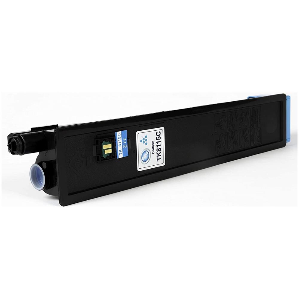 TONER COMPATIBILE - Kyocera Tk-8115c Ciano 1t02p3cnl0 Per Ecosys M8124cidn, ecosys M8130cidn Fornito Di Intelligent Chip Capacità 6000 Copie Made In Italy - Foto 5