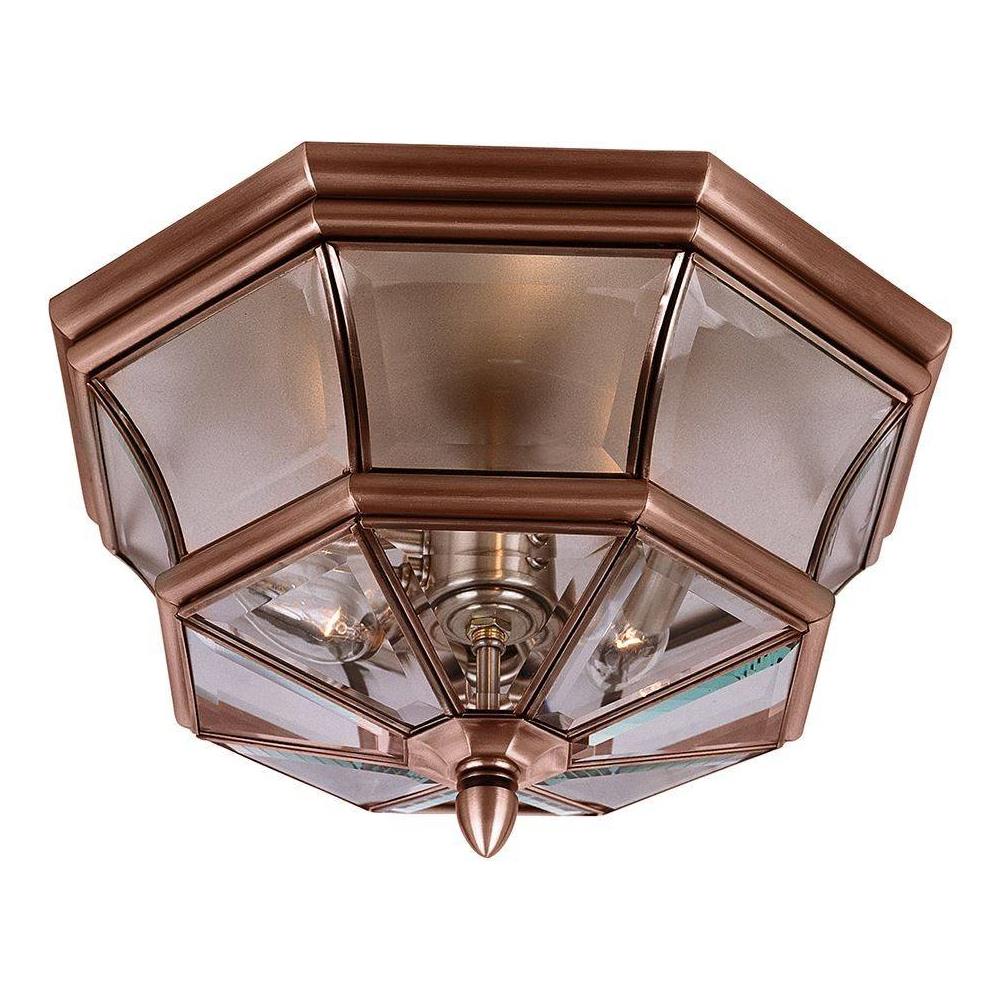 Elstead Newbury - 3 Luci Da Incasso - Rame Invecchiato, E14 - Foto 3