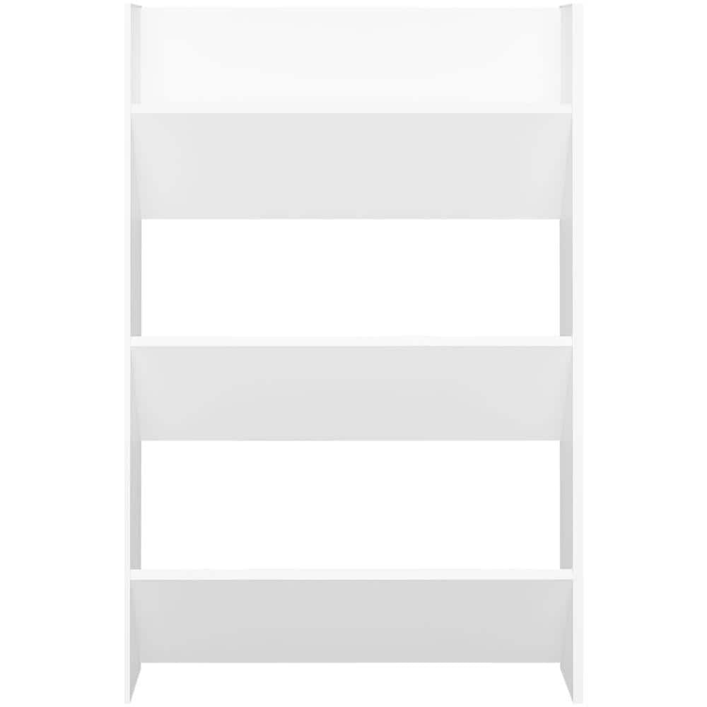 Scarpiere A Muro 2 Pz Bianche 60x18x90 Cm In Truciolato - Foto 2