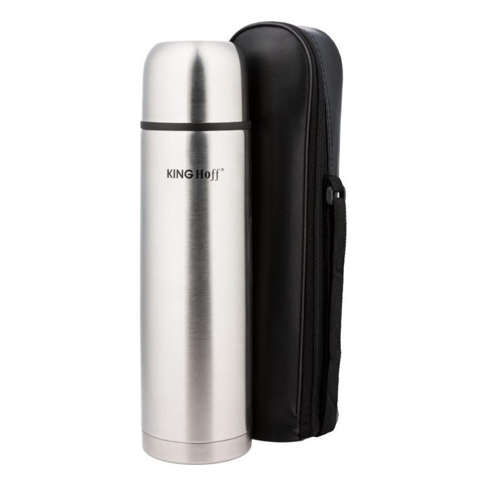 Thermos In Acciaio 750 Ml Kinghoff Kh-4053 Click-clack - Foto 2