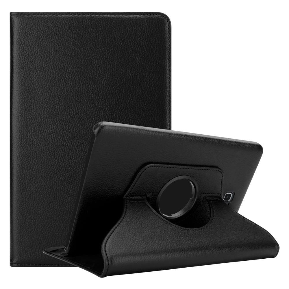 Custodia Per Tablet Compatibile Con Samsung Galaxy Tab A 2016 (10.1"" Zoll) Sm-t585n / T580n In Nero Sambuco - Coperchio Protettivo Senza Auto Wake Up, Con Funzione Stand E Chiusura A Fascia Elastica - Foto 1