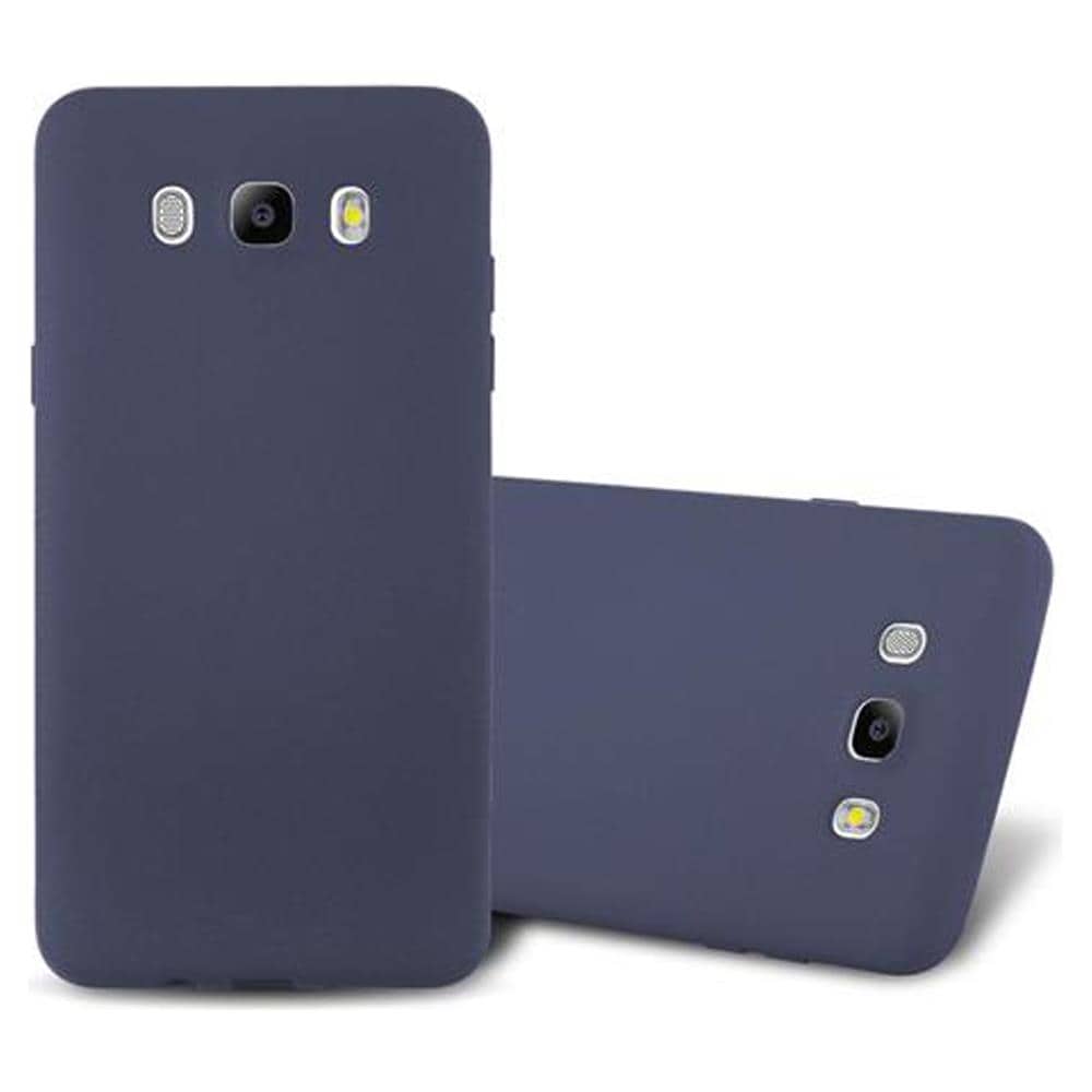 Custodia Compatibile Con Samsung Galaxy J7 2016 In Frost Blu Scuro - Coperchio Protettivo In Silicone Tpu Flessibile - Foto 1