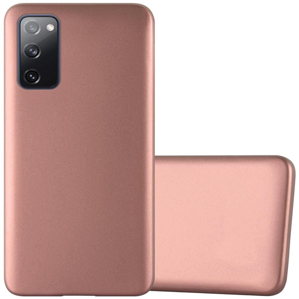 Custodia Compatibile Con Samsung Galaxy S20 Fe In Oro Rosa Metallico - Coperchio Protettivo In Silicone Tpu Flessibile - Foto 1