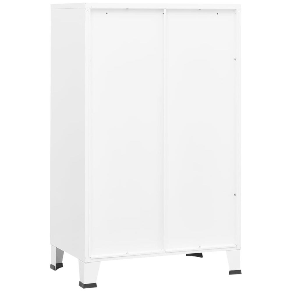 Armadio Classificatore Industriale Bianco 70x40x115 cm Metallo - Foto 9