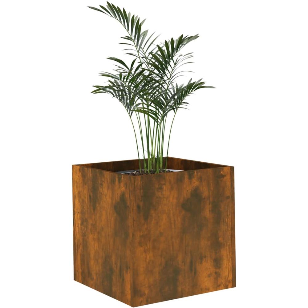 Fioriera Rovere Fumo 40x40x40 Cm In Legno Multistrato - Foto 3