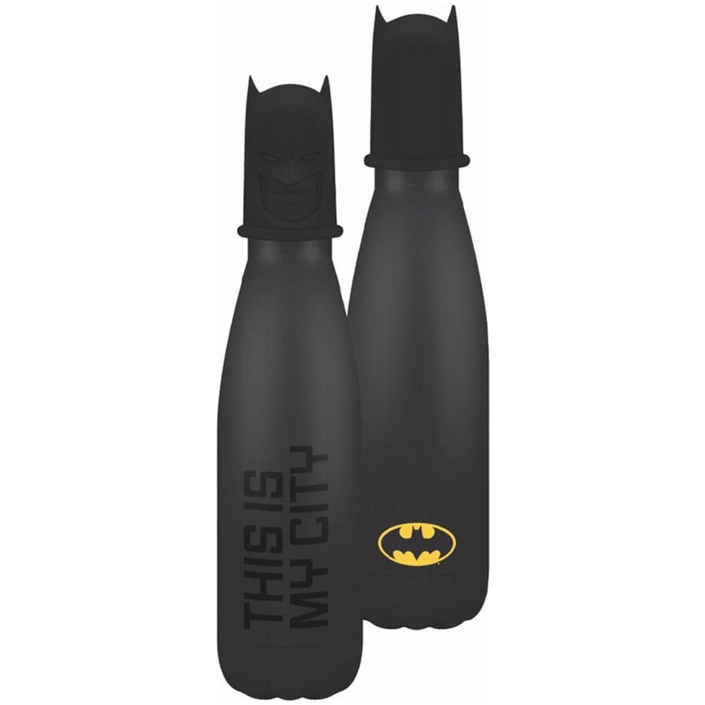 Dc Comics - Borraccia Di Metallo Batman 500ml Con Coperchio 3d - Foto 2