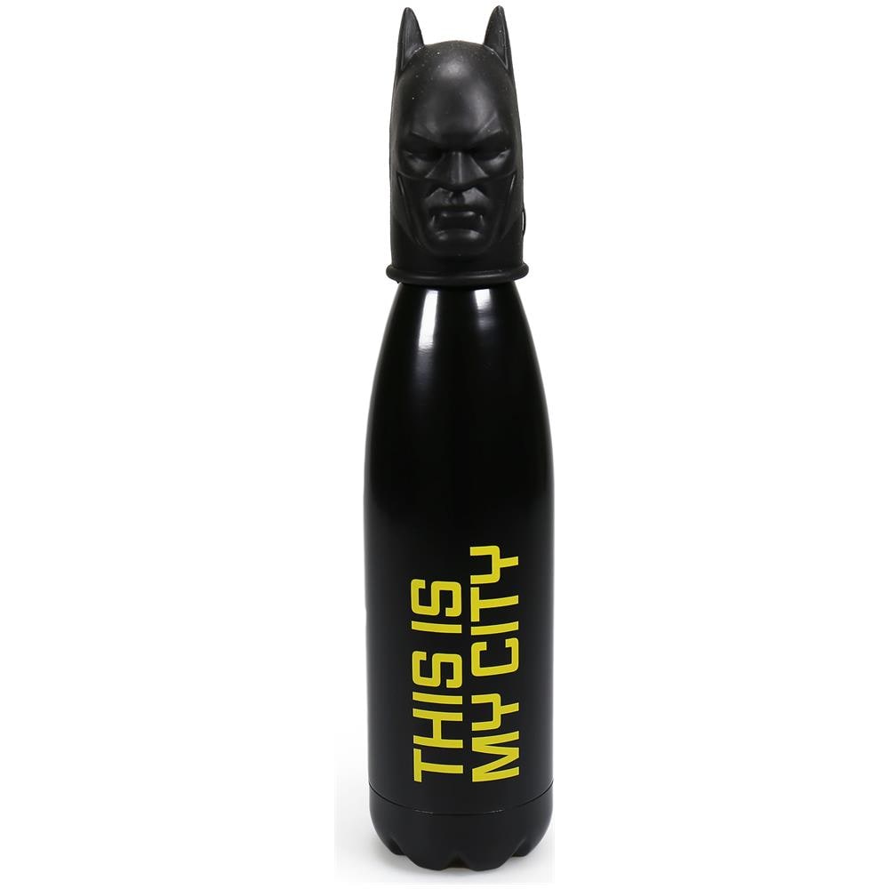 Dc Comics - Borraccia Di Metallo Batman 500ml Con Coperchio 3d - Foto 1