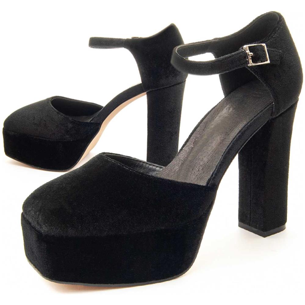 Montevita Scarpa Con Tacco Salonnt5 Nero - Foto 1