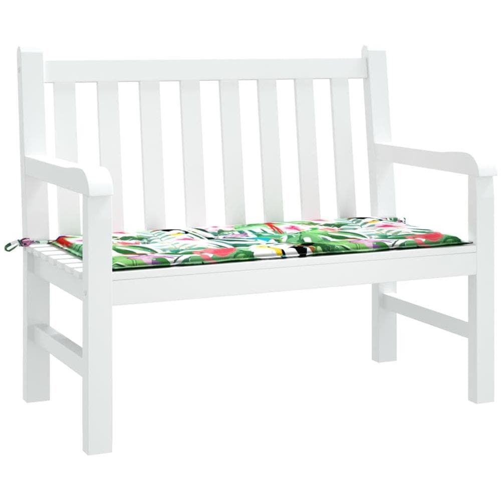 Cuscino Panca Da Giardino Multicolore 100x50x3cm Tessuto Oxford - Foto 3