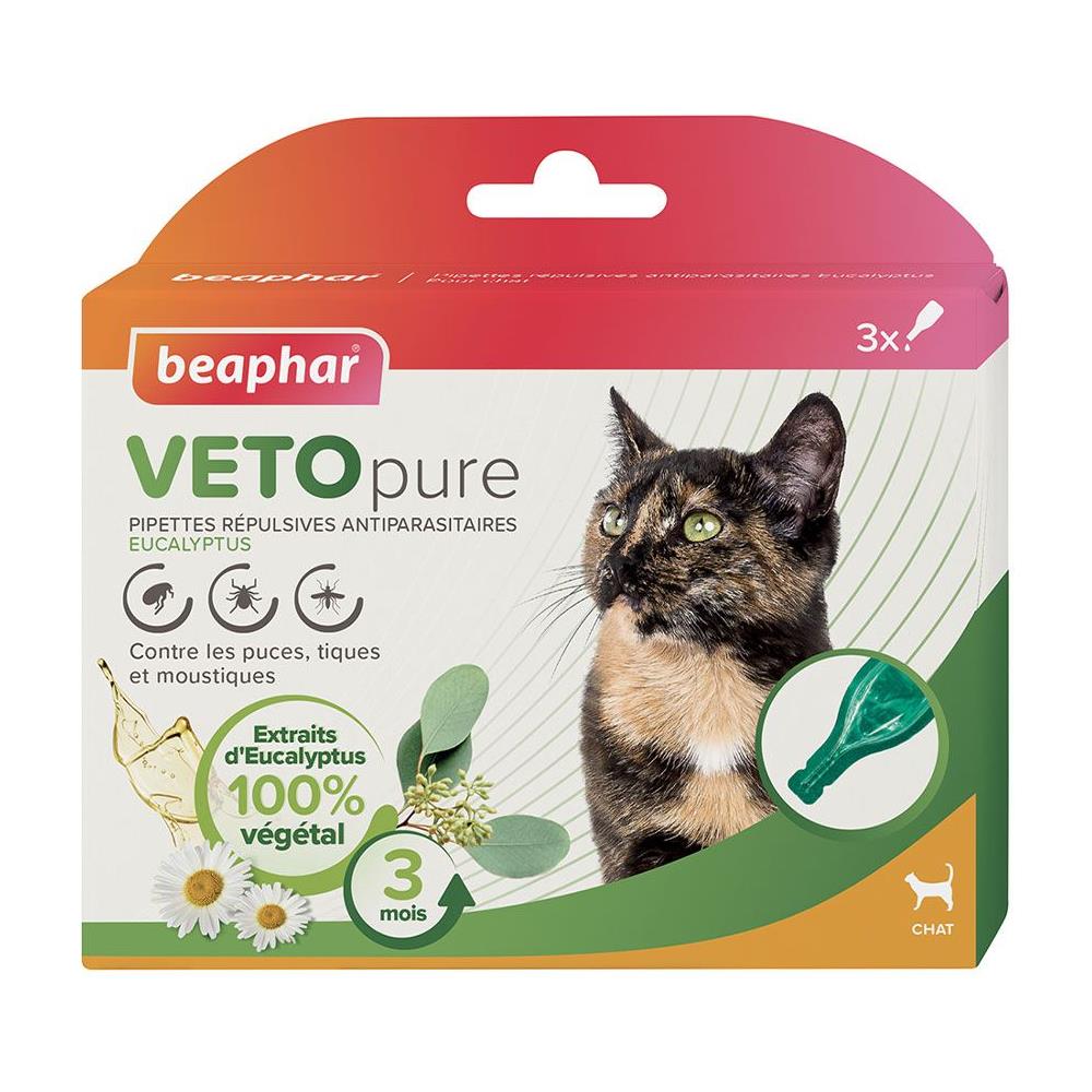Pipette Repellenti Antiparassitarie Vetopure Cat X3 - Foto 1
