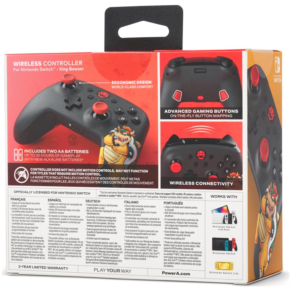 NSGP0251-01 periferica di gioco Nero, Multicolore Bluetooth Gamepad Analogico Nintendo Switch, Nintendo Switch Lite, Nintendo Switch OLED - Foto 11