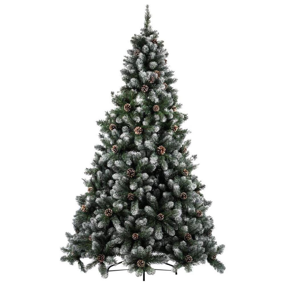 Albero Di Natale Innevato Marilleva 150cm 522 Rami Super Folto con Pigne - Foto 2