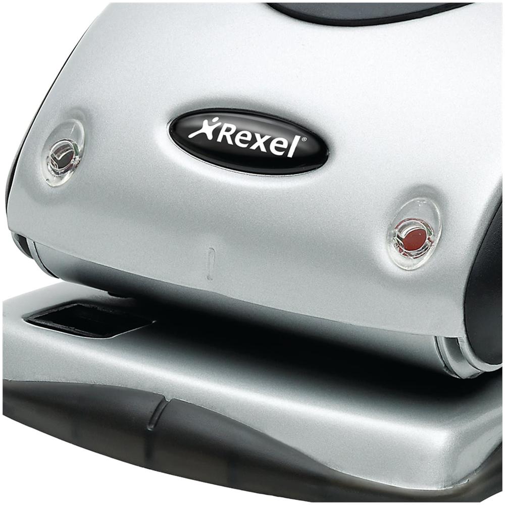 perforatore 2 fori passo 8 max 25fg p225 argento / nero - Foto 2