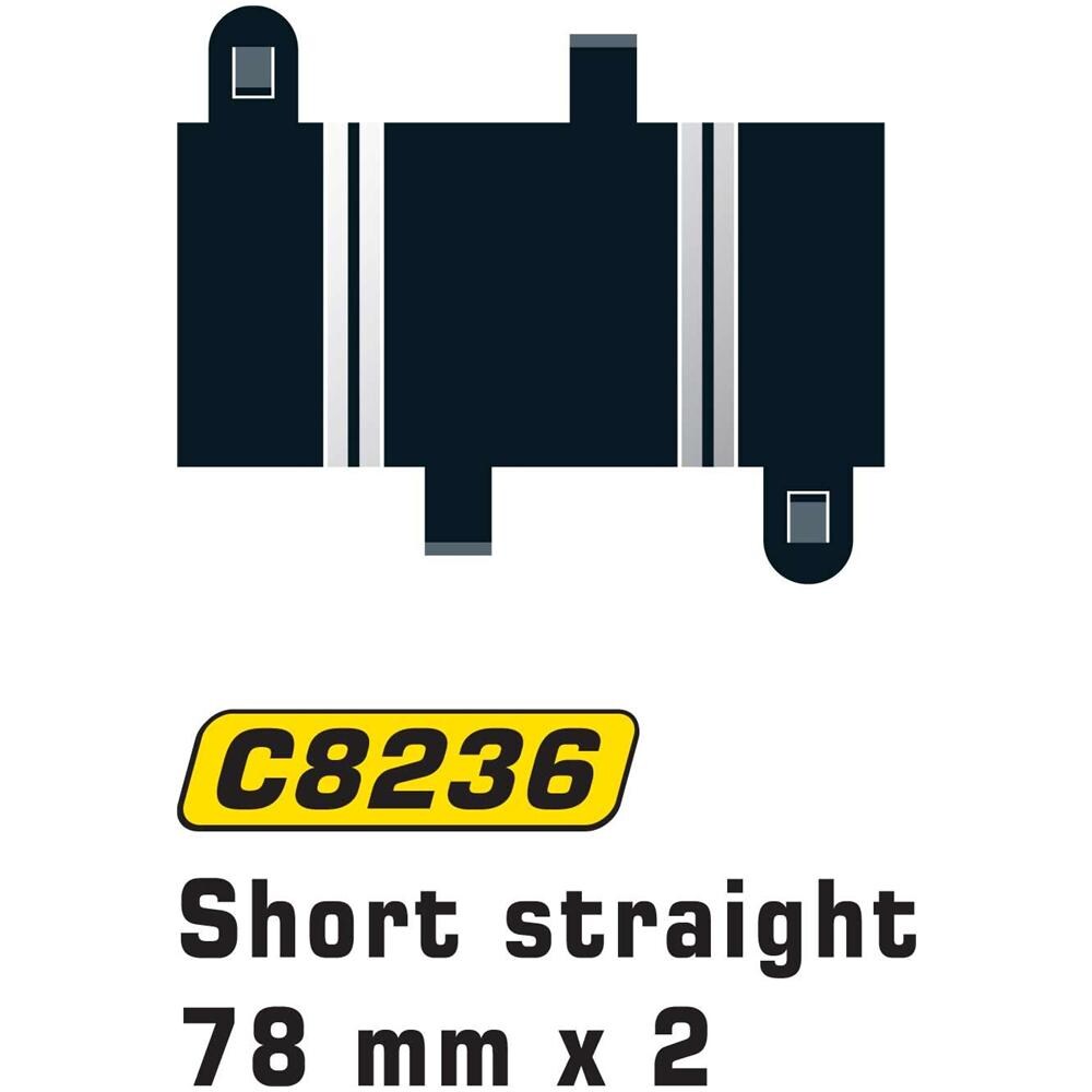 Accessori 1:32 Dritto 78Mm 2pz C8236 - Foto 1