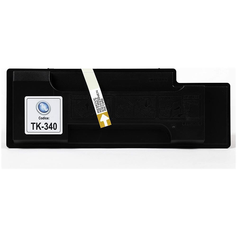 TONER COMPATIBILE - Kyocera Tk-340 Nero 1t02j00eu0 Per Fs-2020d, Fs-2020dn Fornito Di Intelligent Chip Capacità 12000 Copie Made In Italy - Foto 4