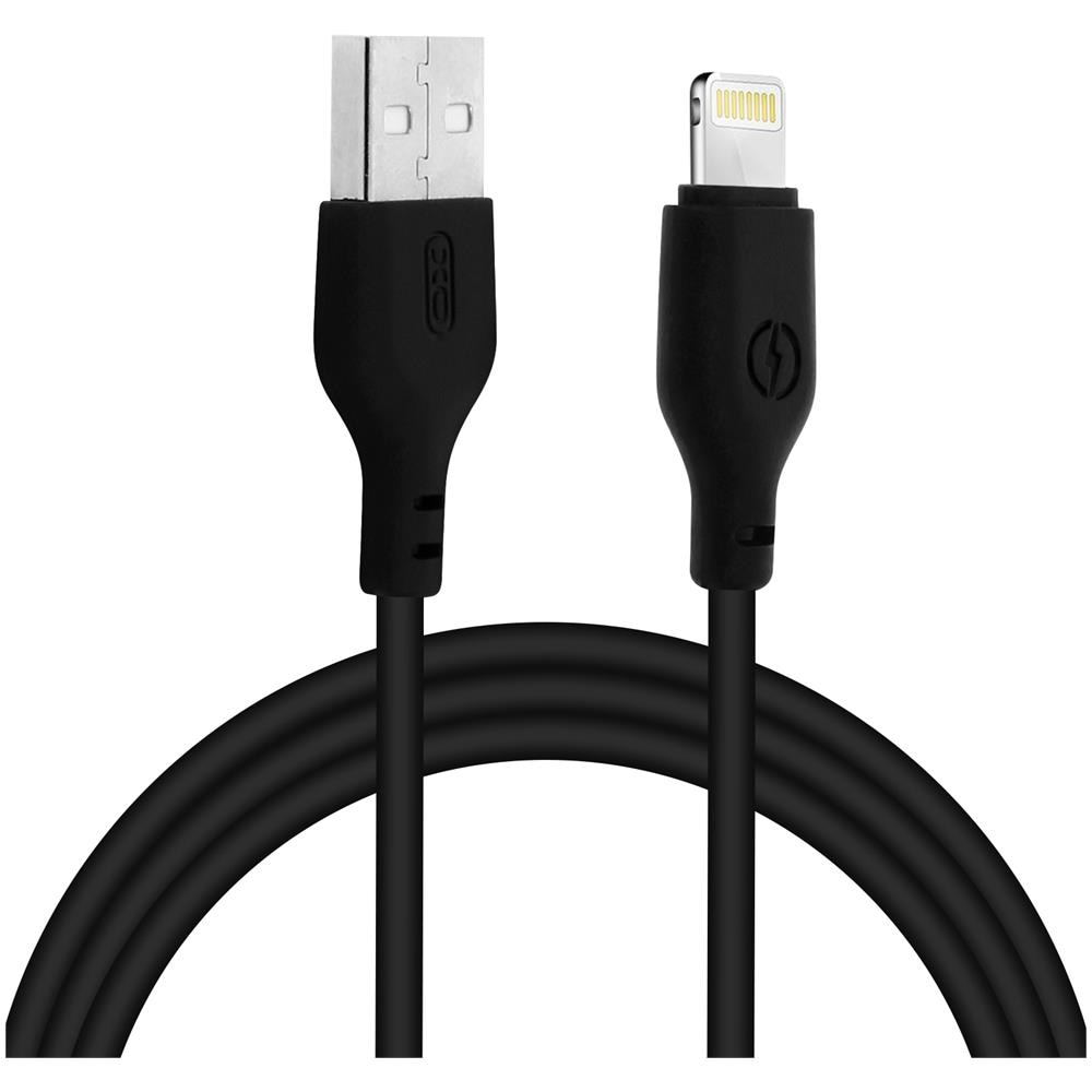 Cavo Usb A Apple Lightning Ricarica E Sincronizzazione Lungo 1,10m Nero - Foto 1