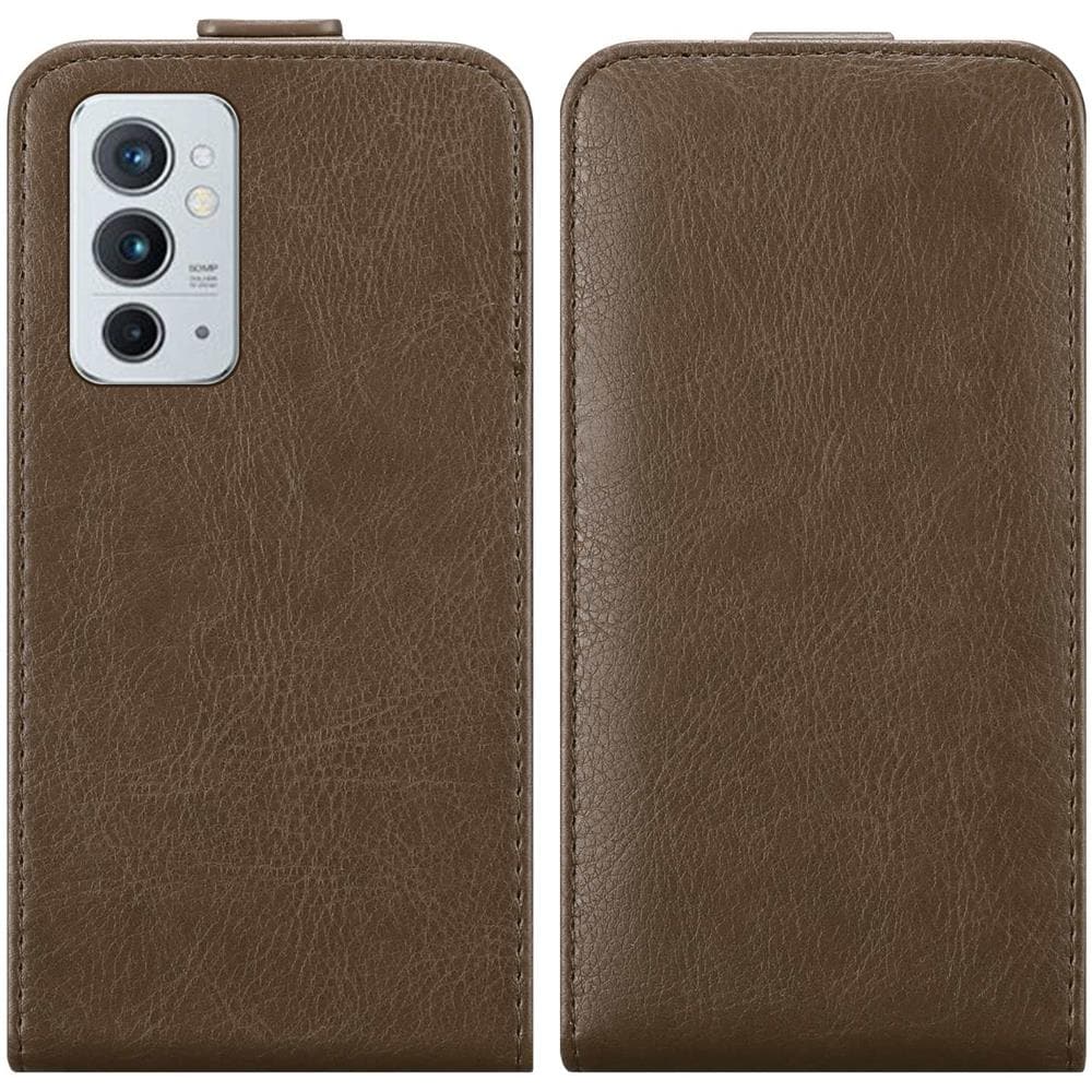 Custodia Compatibile Con Oneplus 9rt 5g In Bruno Caffè - Coperchio Protettivo In Design Flip Con Chiusura Magnetica - Foto 8