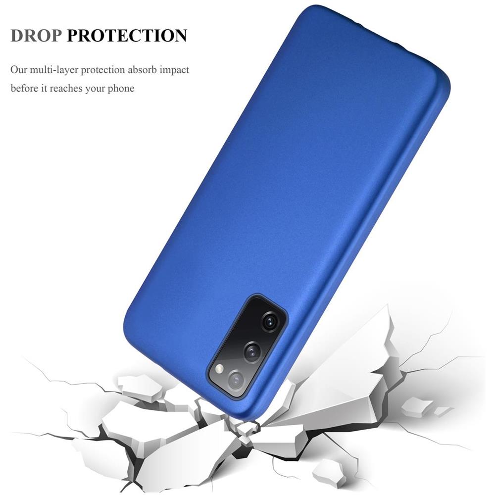 Custodia Compatibile Con Samsung Galaxy S20 Fe In Blu Metallico - Coperchio Protettivo In Silicone Tpu Flessibile - Foto 7