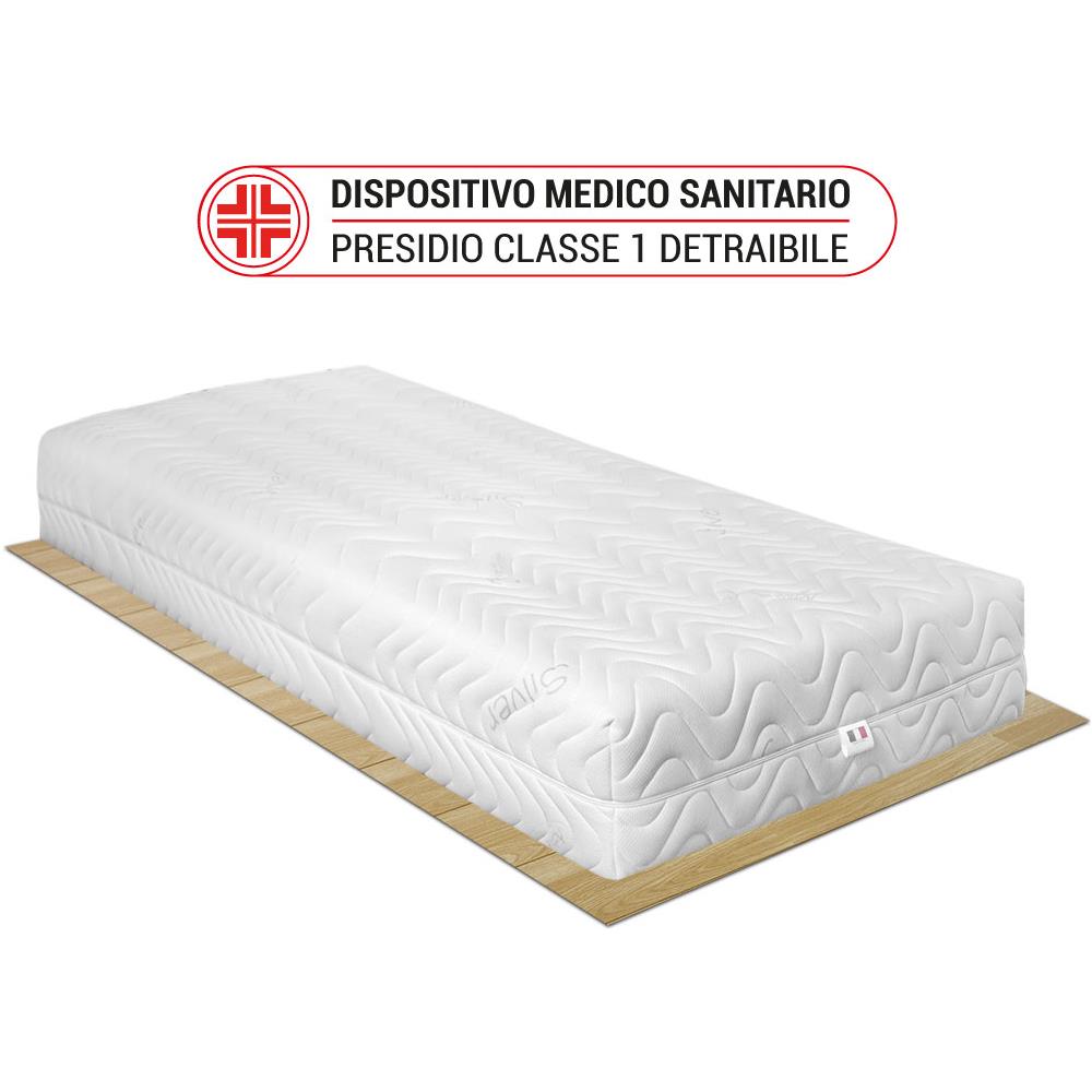 Materasso In Memory Foam Alto 24 Cm Portogallo, Singolo 80x190 Cm Per Letto Una Piazza, Con Fodera In Fibra D'argento, Sfoderabile E Lato Estate / Inverno - Foto 7