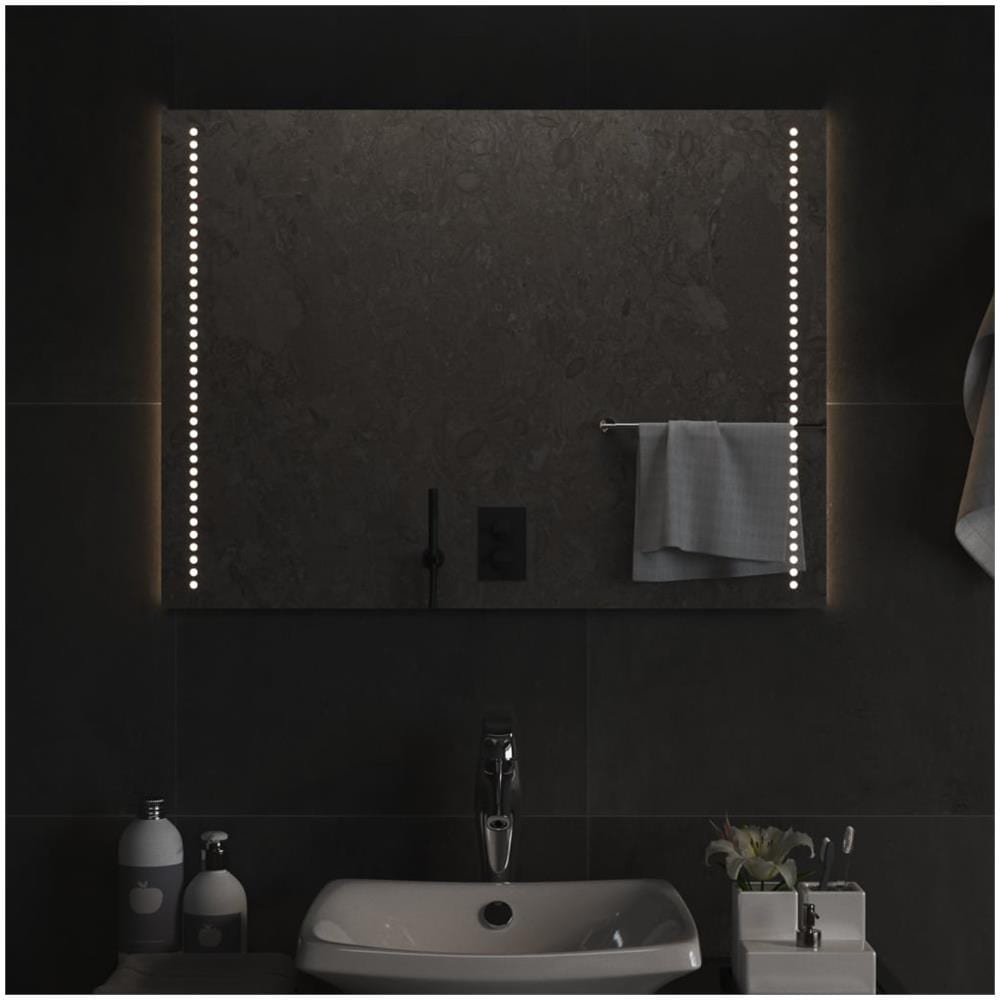 Specchio Da Bagno Con Luci Led 80x60 Cm - Foto 1