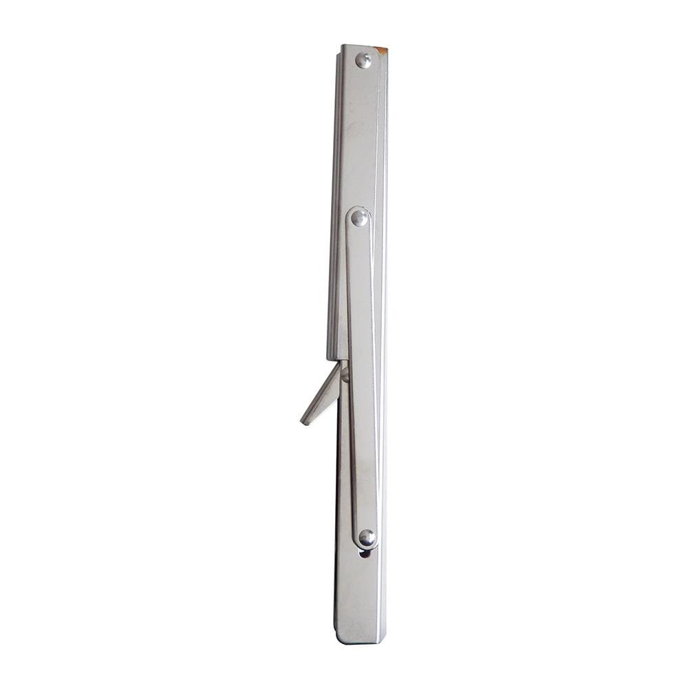 Supporto Pieghevole In Acciaio Inox Che Permette Di Abbattere Il Tavolo. Carico Massimo Kg 250. Dim. Mm 300x165x25. - Foto 2