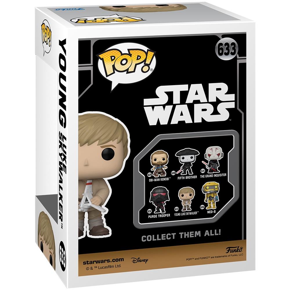 Star Wars: Obi-wan Kenobi Pop! Vinyl Figure Young Luke Skywalker 9 Cm - Foto 2
