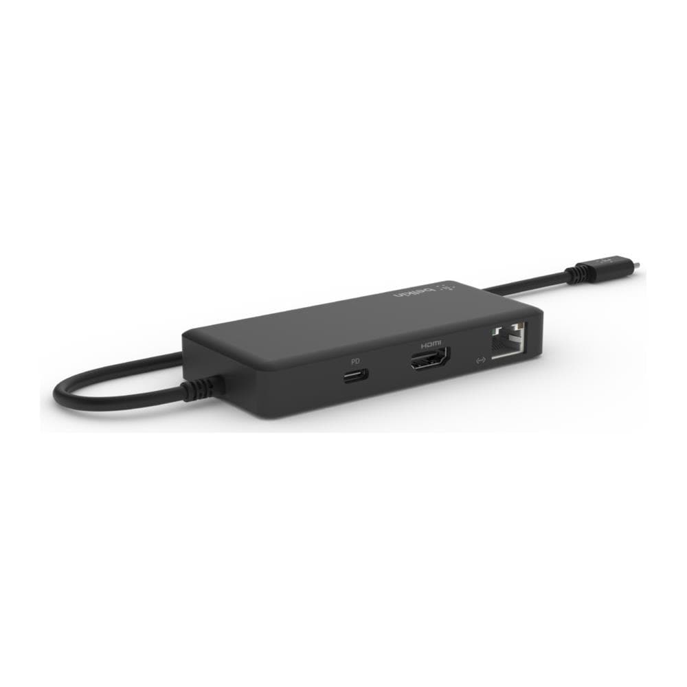 Dock da viaggio USB C 5in1 Type-c 5000 Mbit /s Nero - Foto 1