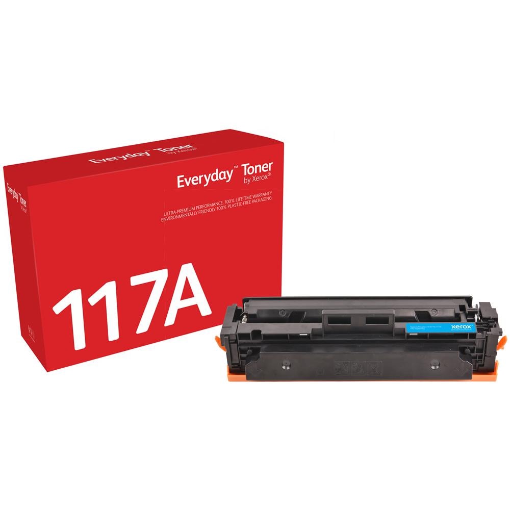 TONER COMPATIBILE - Everyday Ciano con HP 117A (W2071A), Resa standard - Foto 1