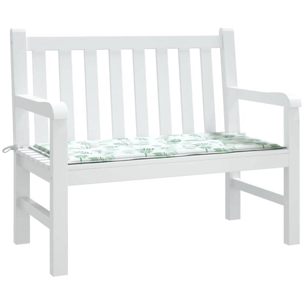 Cuscino Per Panca A Foglie 100x50x3 Cm In Tessuto Oxford - Foto 3