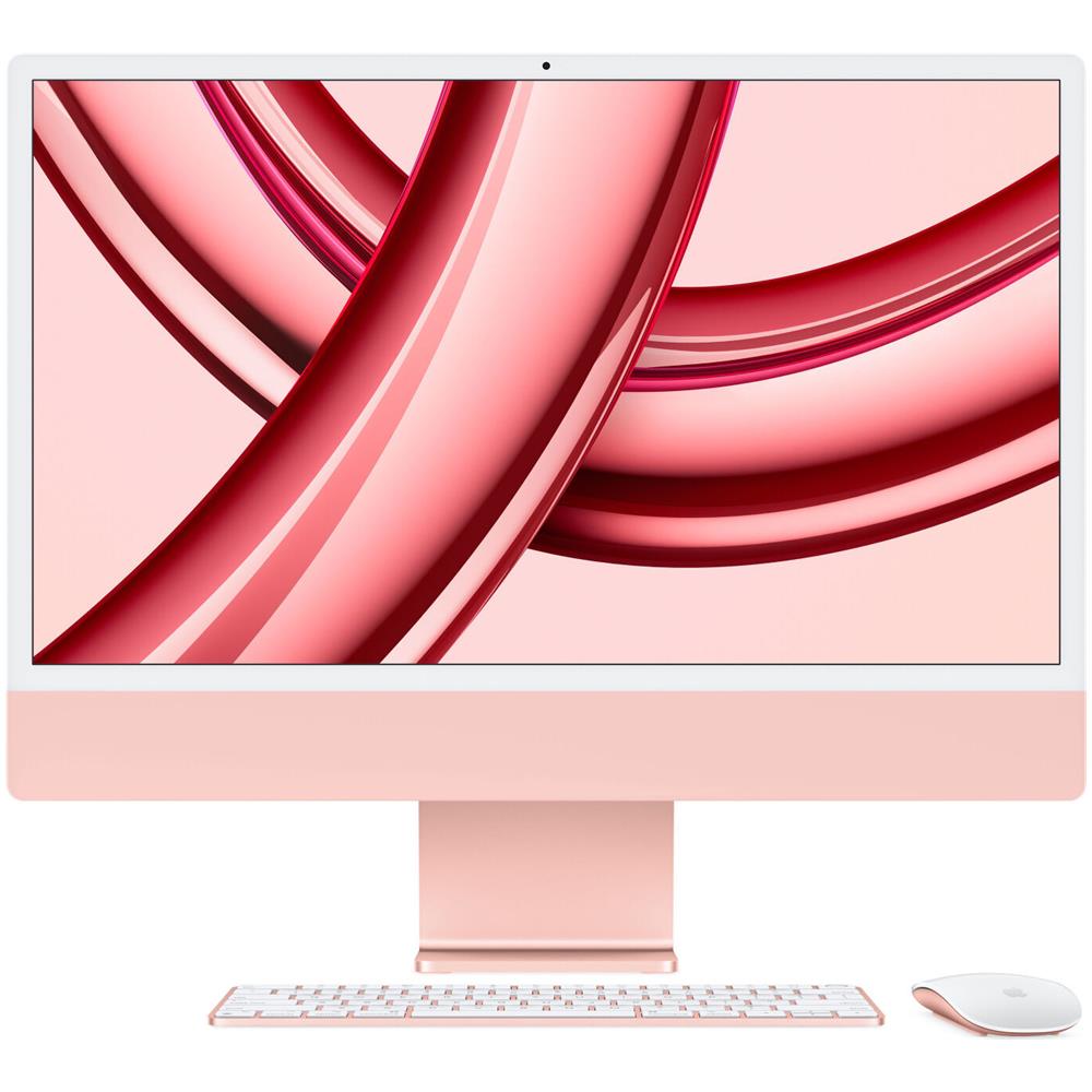 iMac (2023) Display Retina 23.5" 4,5K Chip M3 CPU 8-core GPU 10-core Ram 8GB SSD 256 GB Colore Rosa - Foto 1