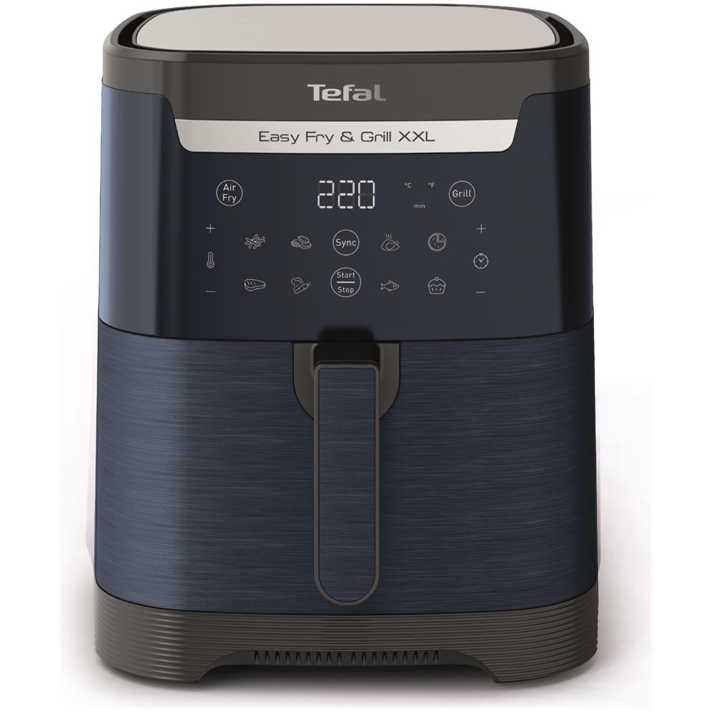 Friggitrice ad Aria Easy Fry & Grill XXL EY801410 Capacità 6.5 Litri 1830 Watt Colore Blu - Foto 1