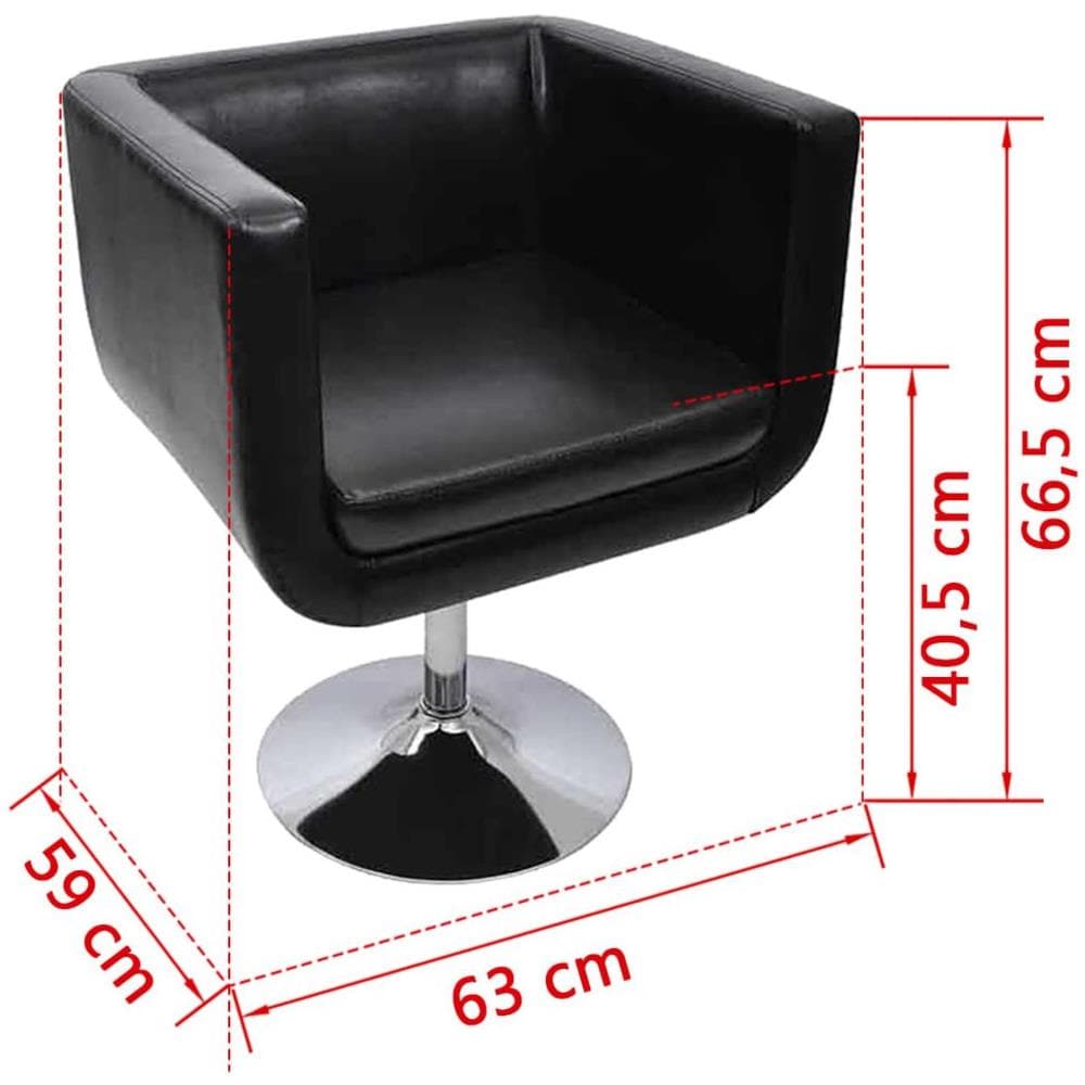 Set 2 Sedie Regolabili Moderne Cromo Nere - Foto 8