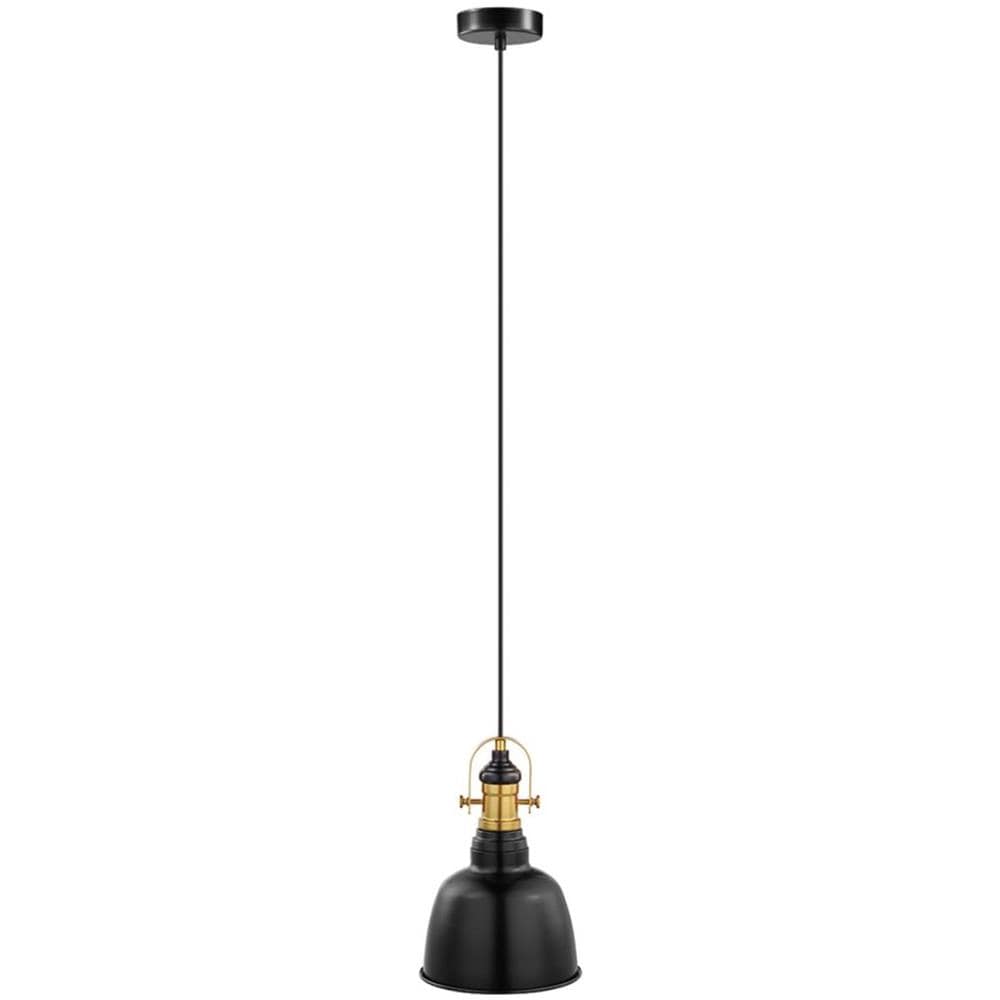 Lampada A Sospensione Gilwell Nero E Bronzo 49693 - Foto 1