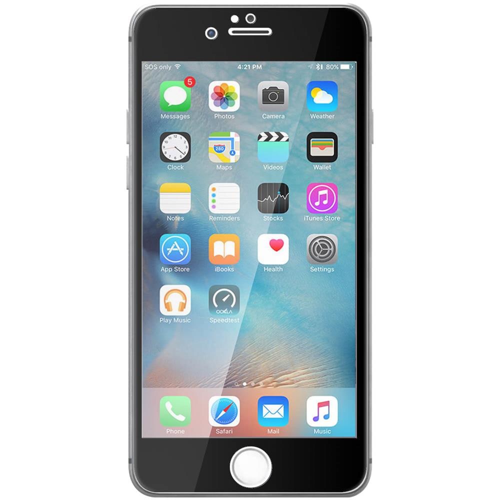 Pellicola Iphone 6 / 6s Salvadisplay Vetro Temperato Contorno Bianco - Foto 2