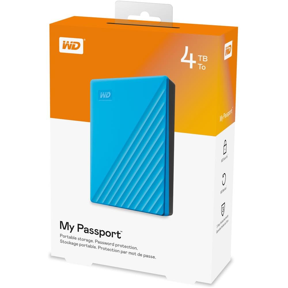 Hard Disk Esterno My Passport 4 TB Interfaccia USB 3.0  - Foto 6