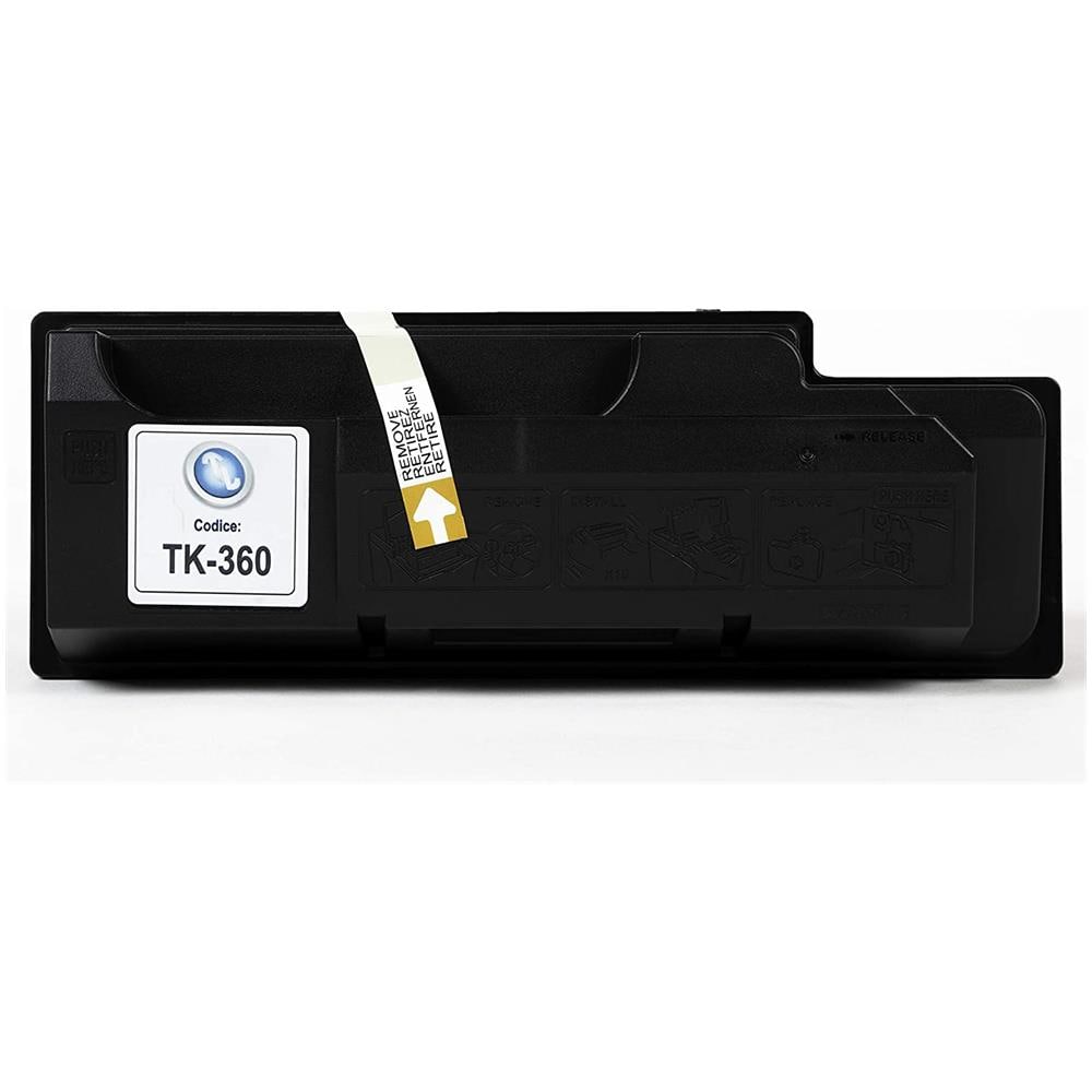 TONER COMPATIBILE - Kyocera Tk-360 Nero 1t02j20eu0 Per Fs-4020dn Fornito Di Intelligent Chip Capacità 20000 Copie Made In Italy - Foto 2