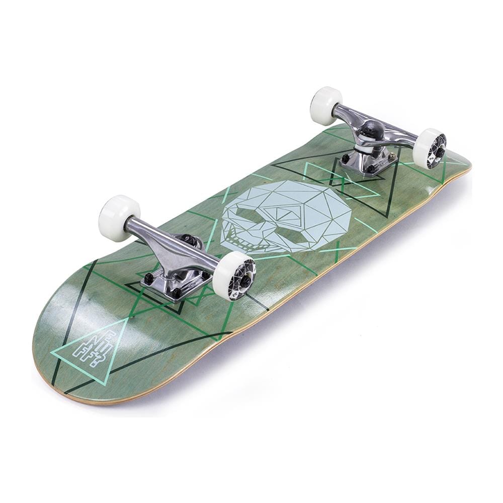 Geo Skull 8.00"" Complete Skateboard Green - Foto 2