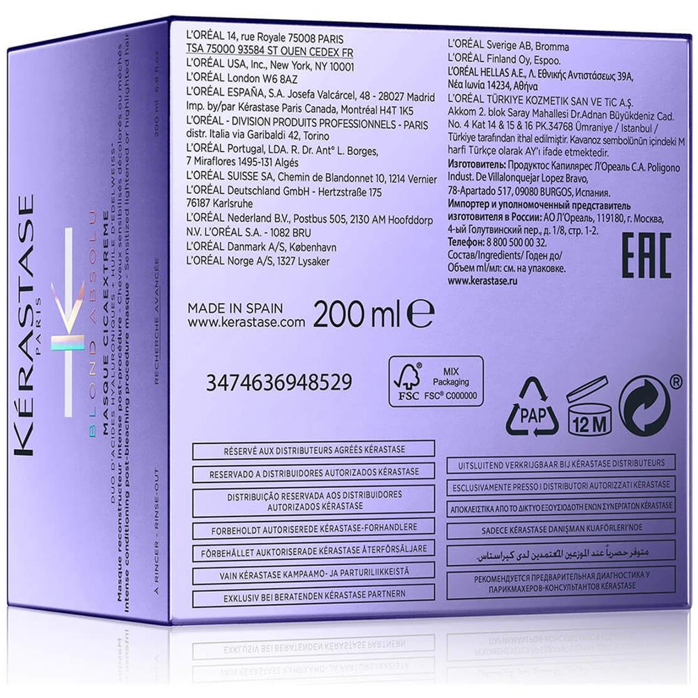 Blond Absolu Masque Cicaextreme 200 Ml - Foto 3